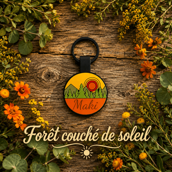  Médaille d'identification pour chien en silicone personnalisée 