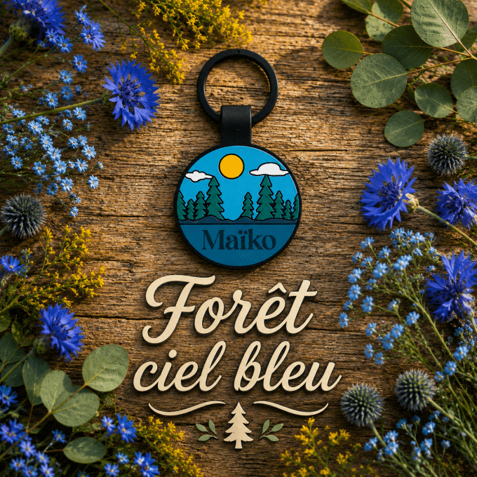  Médaille d'identification pour chien en silicone personnalisée 